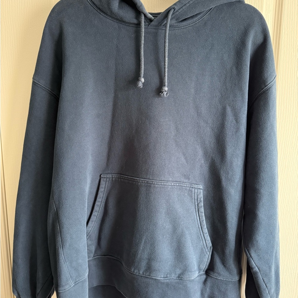 Aritzia TNA Navy Cozy Sweatfleece Perfect Hoodie